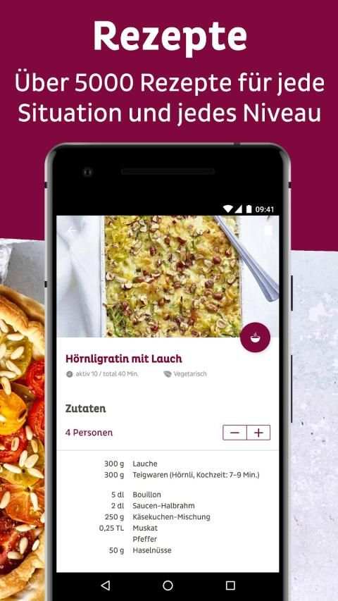 Betty Bossi - Gesunde Rezepte Kochen & Backen screenshot 4