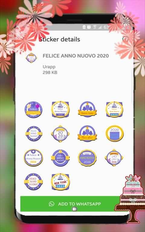 New Year Stickers for WhatsAppp 2020 screenshot 3