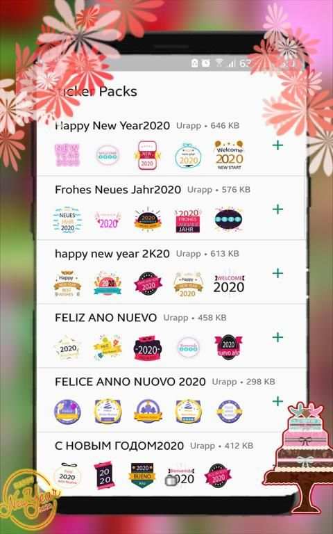 New Year Stickers for WhatsAppp 2020 screenshot 4