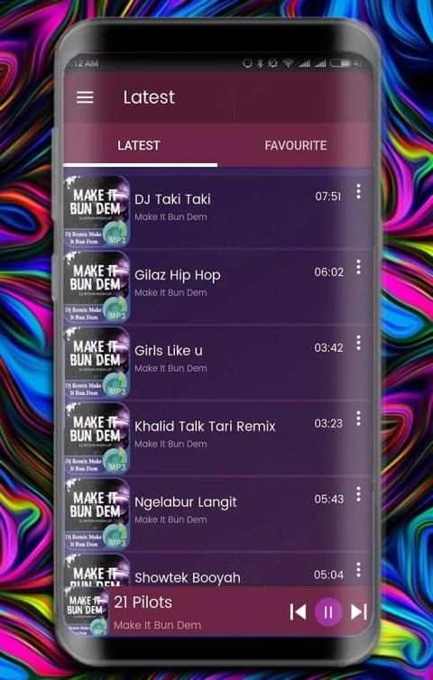 Dj Remix * Make It Bun Dem * Full Bass screenshot 2