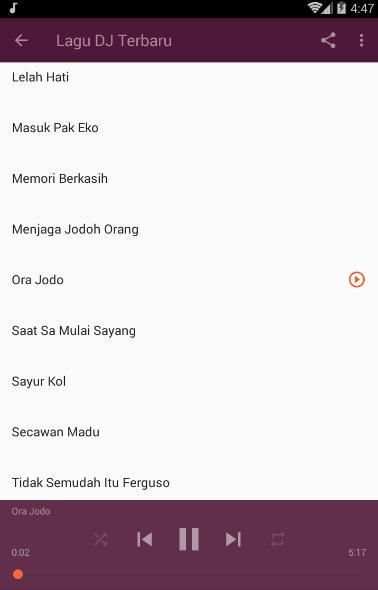 Lagu DJ Terbaru screenshot 3
