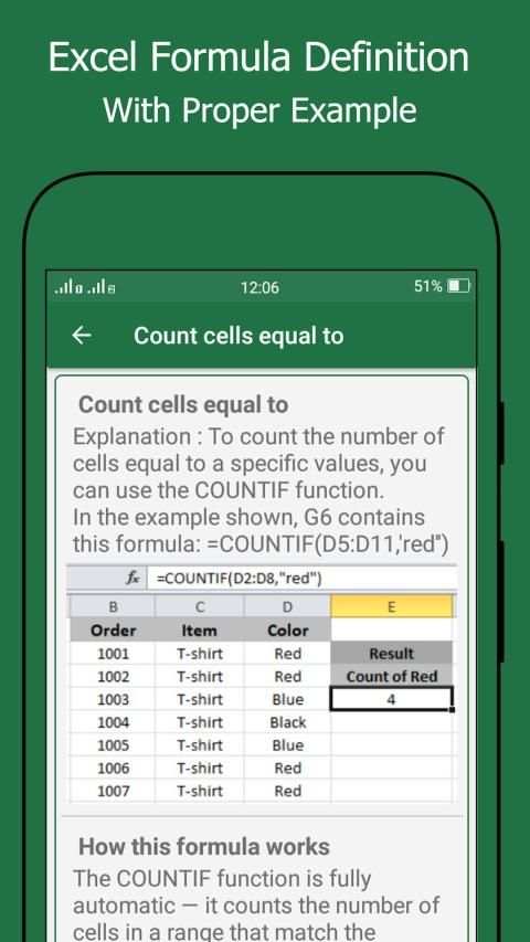 Microsoft Excel Formula | Function and Shortcut screenshot 2