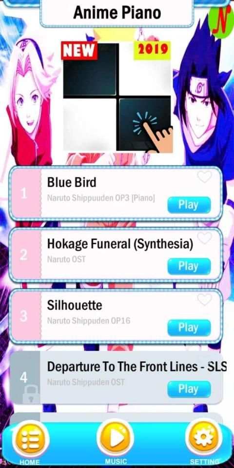 Anime Piano Tiles screenshot 2