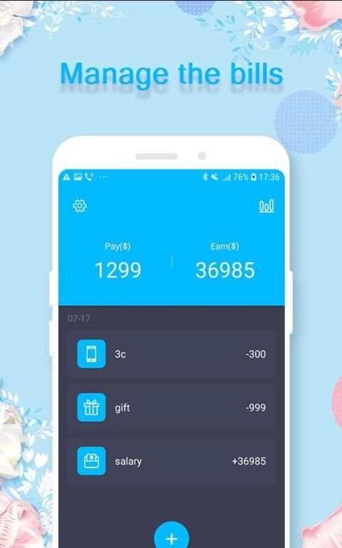 Money Manager Pro-Money Tracker स्क्रीनशॉट 1