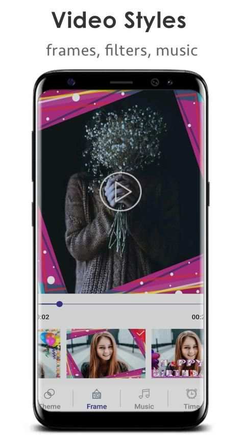Photo Video Maker with Music & Video Editor स्क्रीनशॉट 4