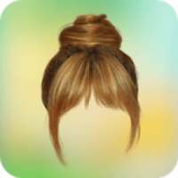 Woman hairstyle photoeditor