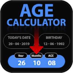Age Calculator by Date of Birth , Birth Time