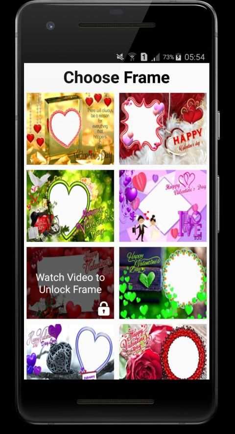Valentines Day Photo Frames स्क्रीनशॉट 2