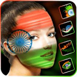 Indian Flag on Photo DP Maker