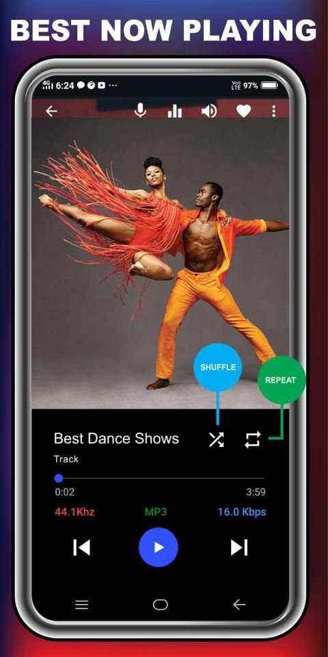 Pioneer Music Player स्क्रीनशॉट 1