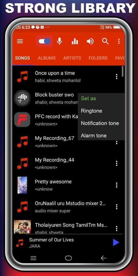 Pioneer Music Player स्क्रीनशॉट 4