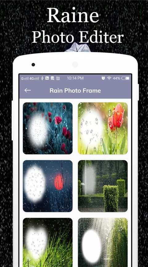 Rain Photo Frame Editer screenshot 3