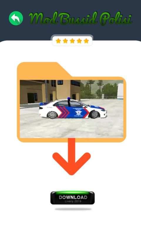 Bussid Mod Polisi screenshot 7