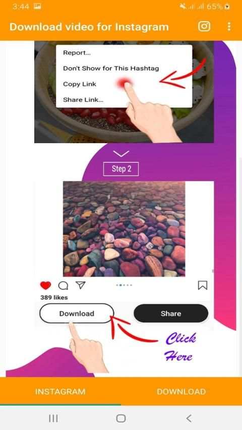 InstaSaver - Download Photo & Video for Instagram screenshot 1