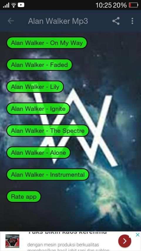 Alan Walker Mp3 screenshot 2