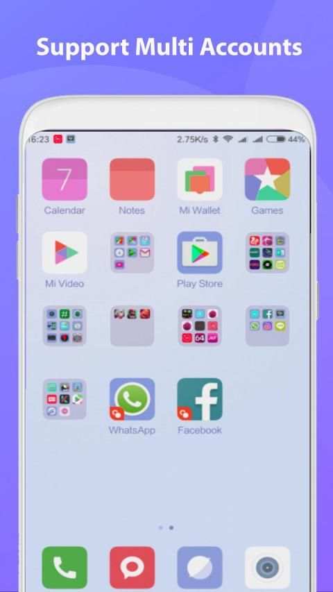 Messenger Dual App - Multi Accounts Parallel App screenshot 3