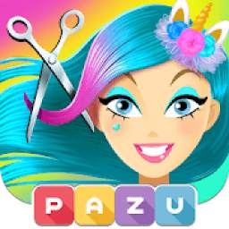 Girls Hair Salon Unicorn - Hairstyle kids games