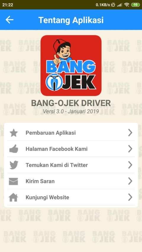 BANG OJEK DRIVER screenshot 2