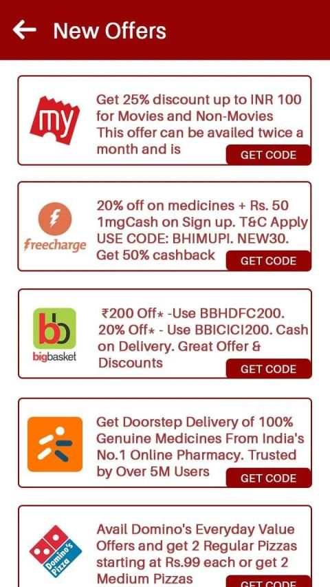Promo Code - Coupons to , Online Shopping & Offers screenshot 3