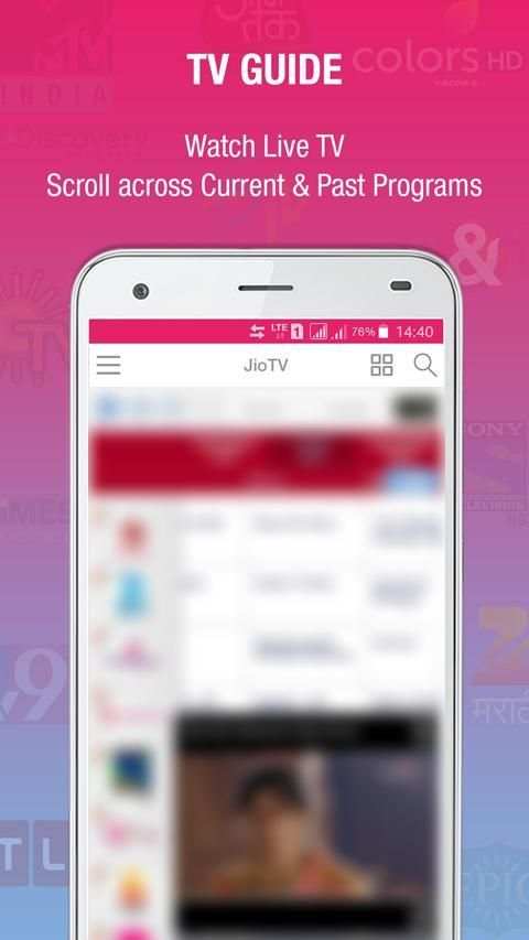 JioPlay Mobile TV - Live Cricket & TV Info स्क्रीनशॉट 1