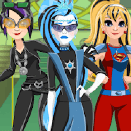 Super Hero Dress Up Stylich Girls أيقونة