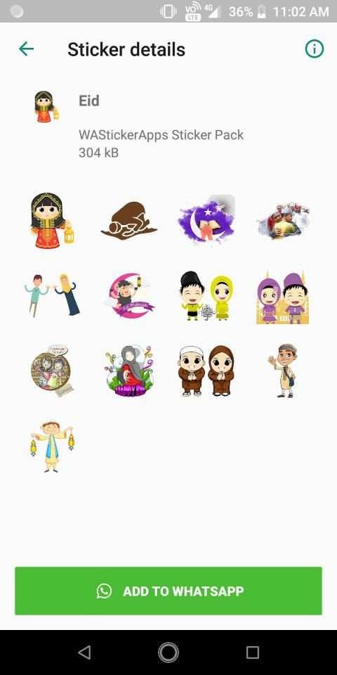 WAStickerApps Eid Sticker Pack screenshot 3