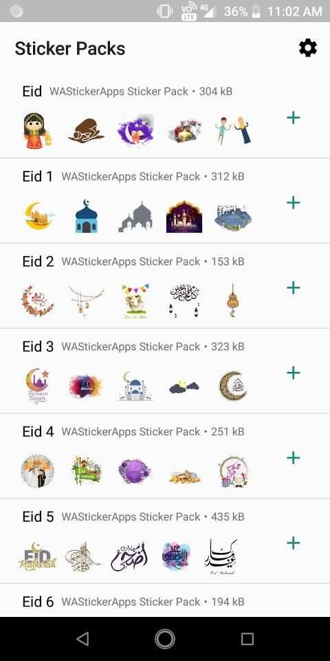 WAStickerApps Eid Sticker Pack screenshot 4