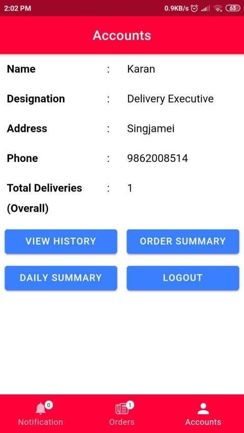 FoodWiFi Delivery Partner screenshot 1