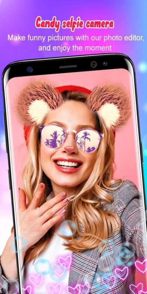 Candy Selfie Camera screenshot 3