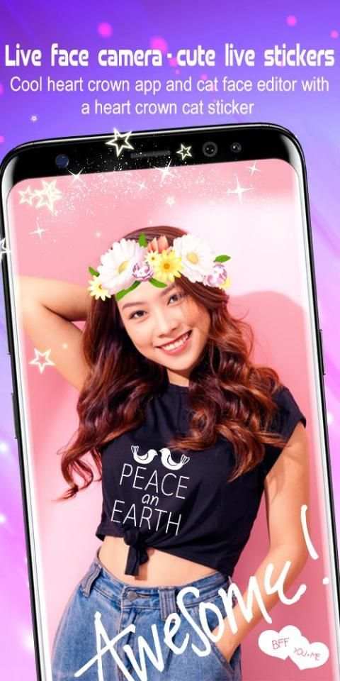 Live Face Camera – Sweet Snap स्क्रीनशॉट 4