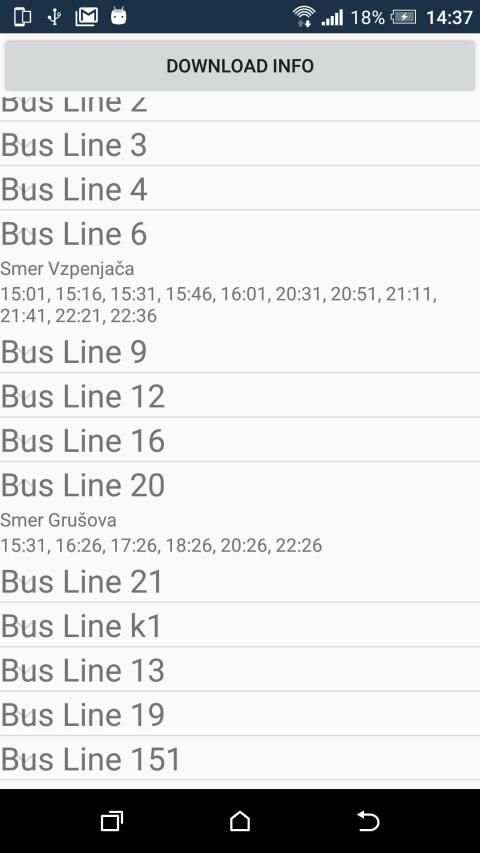 Maribor Bus screenshot 2