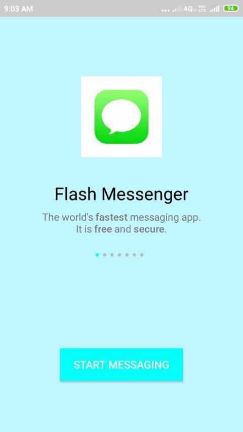 Flash Messenger screenshot 2