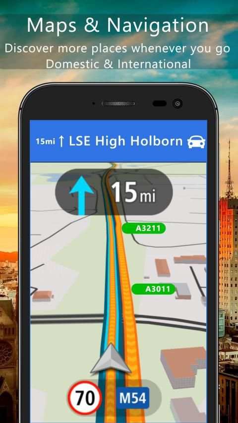 GPS Driving GPS Directions GPS Navigation GPS Maps स्क्रीनशॉट 4
