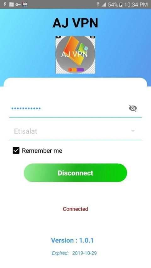 AJ VPN screenshot 2
