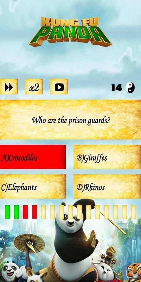 Kung Fu Panda Quiz screenshot 4