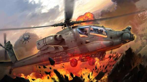 Gunship Shooting Strike Battle screenshot 1