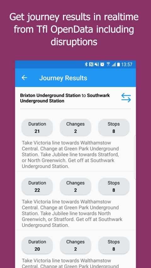 Tube - Mate Free London Underground Planner screenshot 1