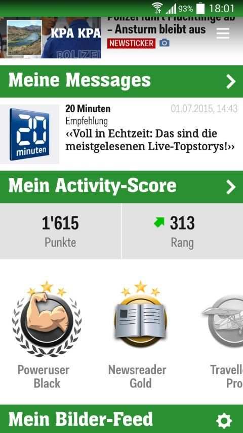 20 Minuten (CH) screenshot 12