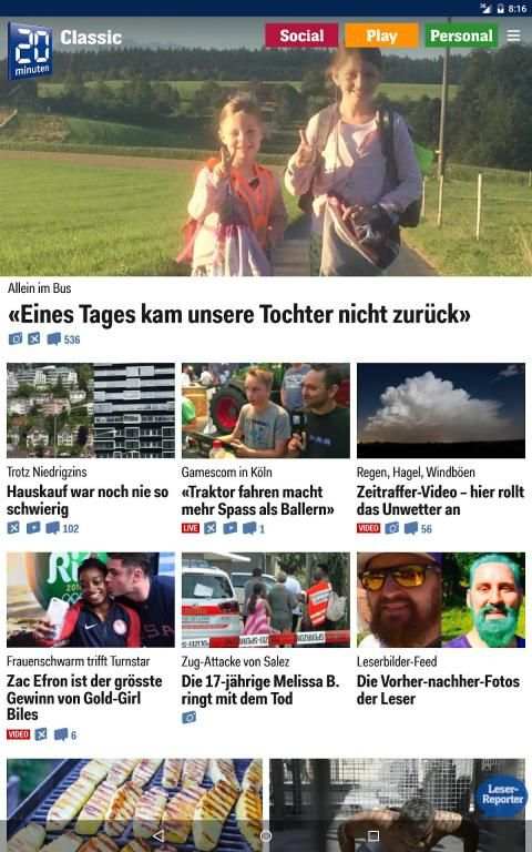 20 Minuten (CH) screenshot 8