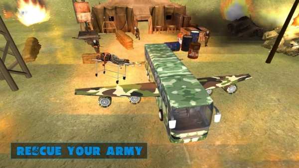 US Army Flying Bus War Rescue Mission स्क्रीनशॉट 2