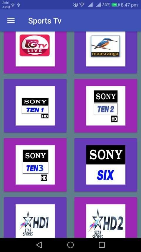 Sports TV screenshot 2