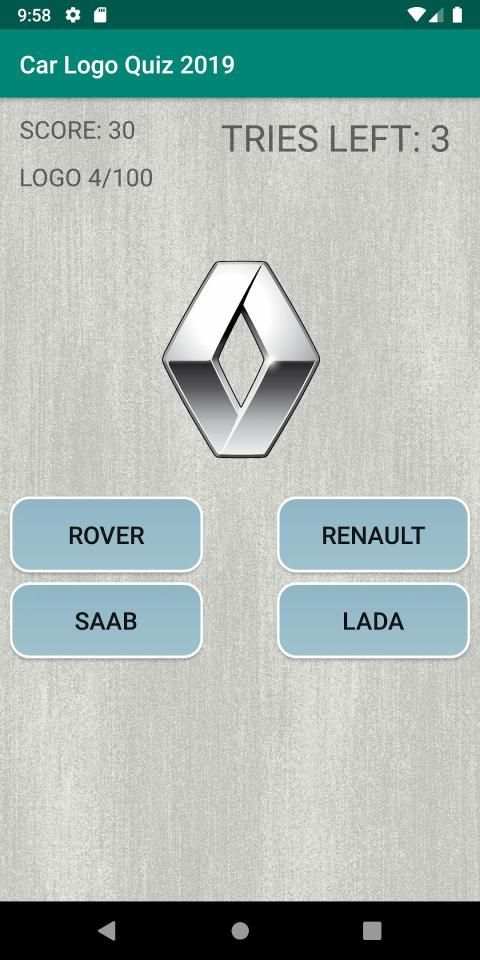 Car Logo Quiz 2019 स्क्रीनशॉट 3