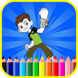Coloring Pages For Ben Ten Alines आइकन