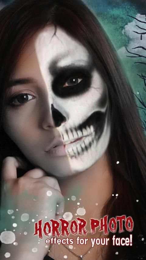 Halloween Makeup Photo Editor Games स्क्रीनशॉट 4