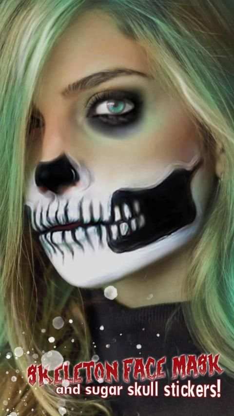 Halloween Makeup Photo Editor Games स्क्रीनशॉट 2