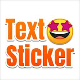 TextSticker - Create text sticker with color font