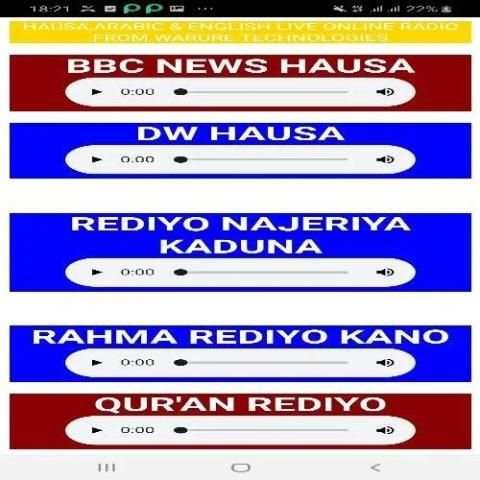 Hausa Live Radio screenshot 1