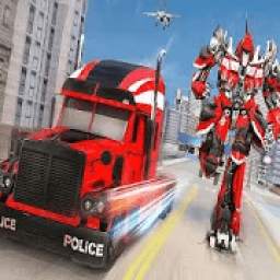 Indian Police Robot Transform Truck
