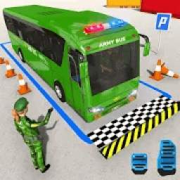 Army Bus Parking Game – Army Bus Driving Simulator