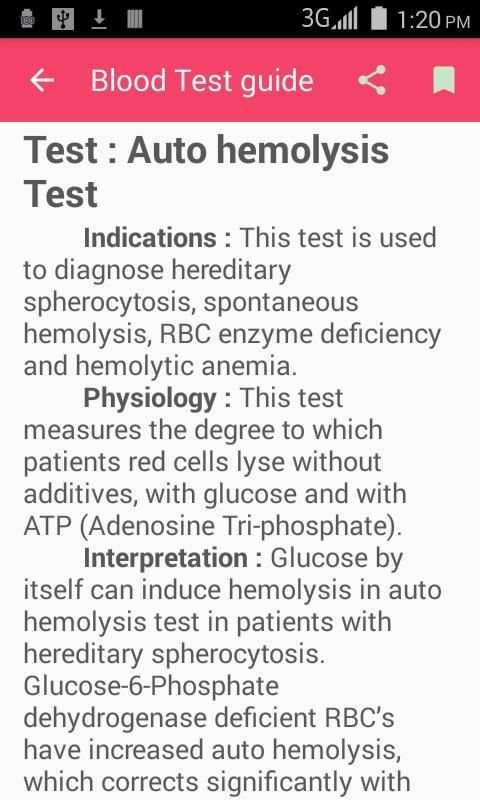 Blood Test guide स्क्रीनशॉट 3